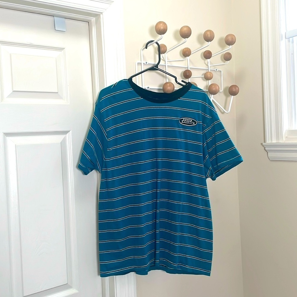 No Fear - Classic 90s Horizontal T-Shirt - Green - Large